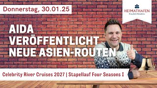 Alex' Cruise Alert - News der Woche | 30.01.2025 | AIDA veröffentlicht neue Asien-Routen