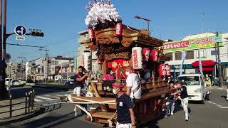 令和3年 清見原神社 秋祭り 片江地車