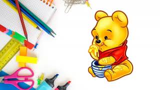 HOW TO DRAW WINNIE THE POOH / We draw simply in steps /
