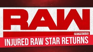 Injured Raw Superstar Returns To TV