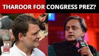 Can Shashi Tharoor Beat A Gandhi \u0026 Become The Congress President? Rajdeep Sardesai's Take