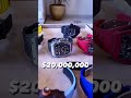 This Billionaire's Over $20 Million Richard Mille Watch Collection Will Blow Your Mind!! #shorts