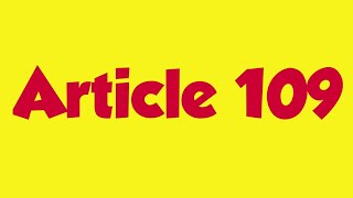 Indian Constitution | Article 109 of Indian Constitution