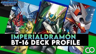 BT-16: Imperialdramon Deck Profile! (Digimon Card Game)