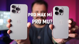 iPhone 16 Pro Mu Yoksa 16 Pro Max Mi Almalıyım? - Pro ve Pro Max Avantajları