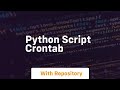 python script crontab