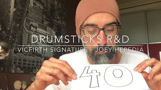 Drumsticks Sunday (Week 10): VicFirth Signature Joey Heredia (SJH) - English Version