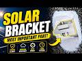Solar  mounting brackets is very important.#solarinstallation #energy
