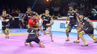 Pro Kabaddi 2019 Highlights | Telugu Titans vs Gujarat Fortunegiants | Hindi M37