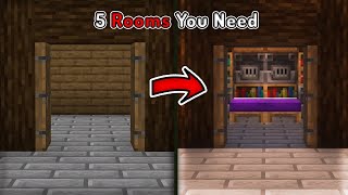 Rooms You Need In Your Minecraft Home!
