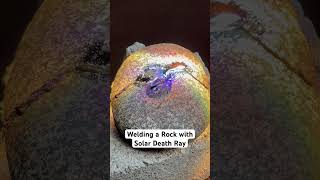 Welding rock back together with solar death ray #physics #geology