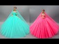 Barbie Doll Makeover Transformation ~ DIY Miniature Ideas for Barbie ~ Wig, Dress, Faceup, and More!