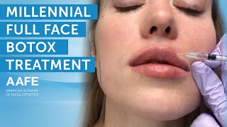 Classic Millennial Full Face Botox Treatment | AAFE