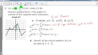 04 4 - Fundamental Theorem of Calculus AP Style Problems