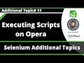 Executing Selenium Scripts on Opera Browser