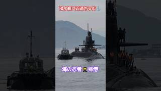 潜水艦に近過ぎる街⚓海の忍者🥷帰港🎌