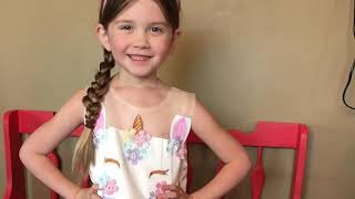 qqonsie Little Girls Unicorn Costume Review!!