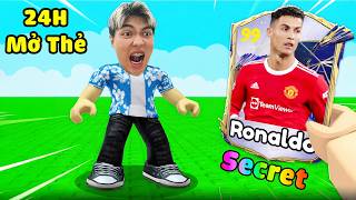 Huy Lơ 24H Mở Thẻ Bóng Đá Trong Roblox Siuuuu Cực Mạng Với CR7 ( Cristiano Conaldo ) Cực Hiếm ?