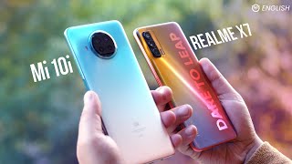 Realme X7 vs Xiaomi Mi 10i Full Comparison | Camera Test | Best Affordable 5G Phone in 2021?
