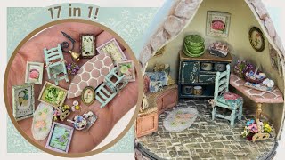 17 in 1! How to Make Miniature Things • Goose Egg Dollhouse