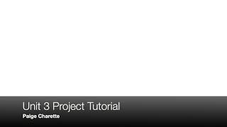 Unit 3 Project Glowscript Tutorial