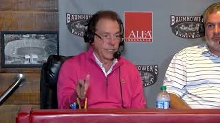 Coach Nick Saban on why he hired Lane Kiffin and the philosophy change with Alabama Football