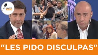 FEINMANN PIDIÓ DISCULPAS TRAS SUS DICHOS EN EL PASE CON EL PELADO: \