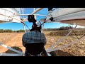 landing in a corn field..