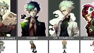 What if Zombies from Plants vs. Zombies Were in Human Form