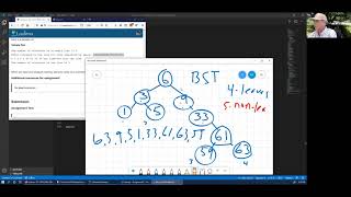 Python Count Non leaf nodes in BST using VS Code