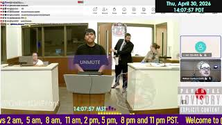 Initial appearance Maricopa County Superior Court ARIZONA 04/30/2026 PM Stream