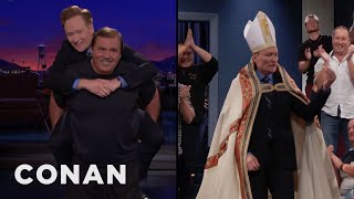 Conan Is Still Workshopping New Set Entrances | CONAN on TBS