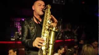 Nadir Simon vs LMFAO/Alexandra Stan - Party Rock / Mr Saxobeat - Live Sax @ LAVO NYC