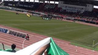 2013.3.22  FC岐阜VS湘南　選手入場