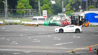 Lexus LF-A drift (D1 Grandprix, Odaiba 2011)