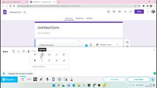 How to Write a Fraction in Google Forms