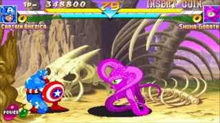 Marvel Super Heroes (full gameplay) (Captain America)