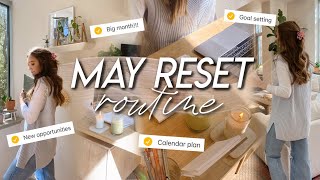 MAY MONTHLY RESET | goal setting, calendar planning, big month ahead, and budgeting!