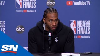 Kawhi Leonard Offers His Perspective On Kevin Durant's Injury And Final Possession
