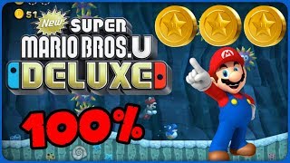 S-3 Swim for Your Life! ❤️ New Super Mario Bros. U Deluxe ❤️ 100% All Star Coins