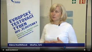 Události ČT 18.11.24  Evropský týden testování na HIV a žloutenky v SZÚ