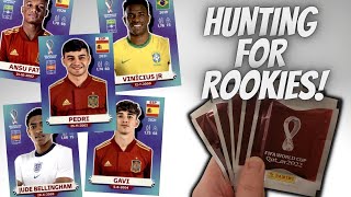 HUNTING FOR ROOKIES! Panini World Cup 2022 sticker collection - 25 packs!