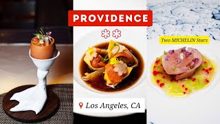 Providence Restaurant, Los Angeles - Two MICHELIN Stars | $295 Seafood-centric Tasting Menu