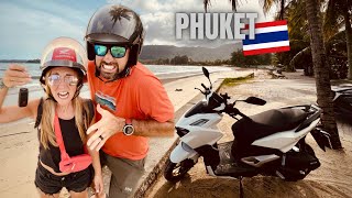 Phuket en Thaïlande avec une moto. 🛵🏝️