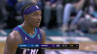 Final Minutes, Detroit Pistons vs Charlotte Hornets, 11/27/19 | Smart Highlights