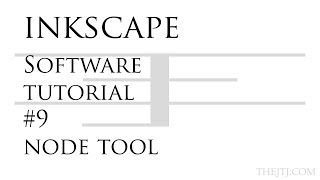 Inkscape Software Tutorial #9 Node Tool