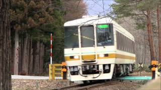 【HD版】会津鉄道ｷﾊ8500系塔のへつり駅到着 1