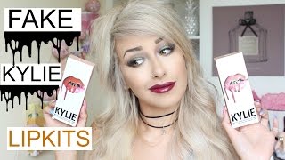 Kylie Jenner Lip Kit Ali Express | REAL VS FAKE | Review & Swatches | DramaticMAC