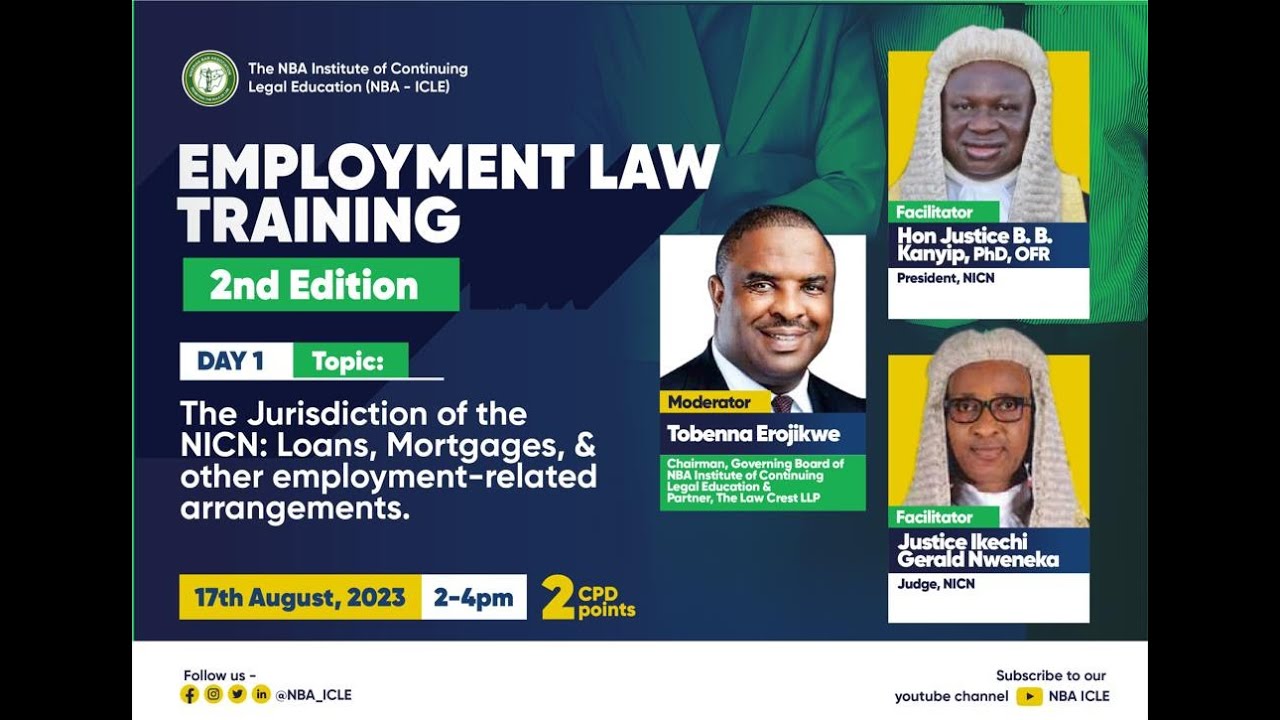 Employment Law Training Second Edition Day 1 Youtube