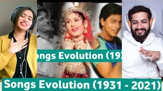 Evolution Of Hindi Film Songs(1931 - 2021) || Most Popular Song Each Year || MUZIX Reaction